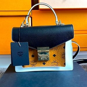 Authentic MCM Patricia Top Handle Bag
